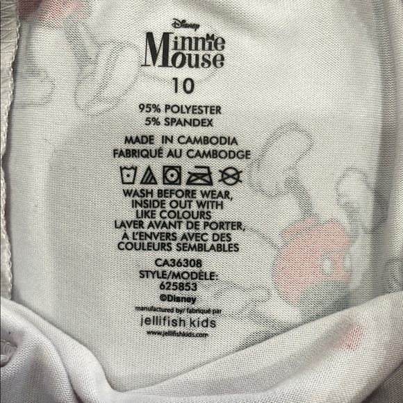 Disney Minnie Mouse Kids Pajamas with Mickey and Minnie Mouse Print - Picture 10 of 13